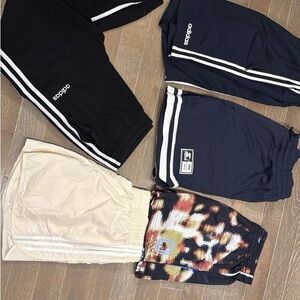 Adidas Black, Navy, and Cream Shorts/Pants, Overtime, Starter Shorts Mens M